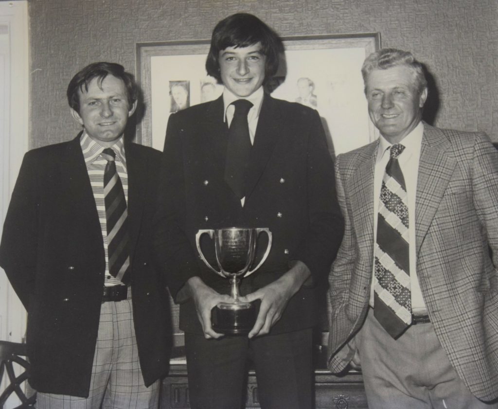 In this 1978 photograph are, from left: Hector Thomson, Stuart Campbell and Dan Stalker. 
