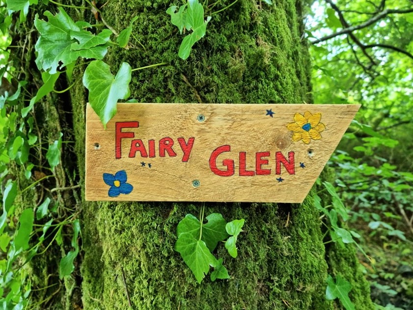 A family of fairies has moved in to Carradale's Crow Wood.