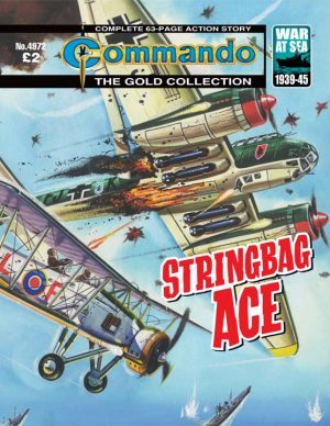 Stringbag Ace, cover by Ken Barr