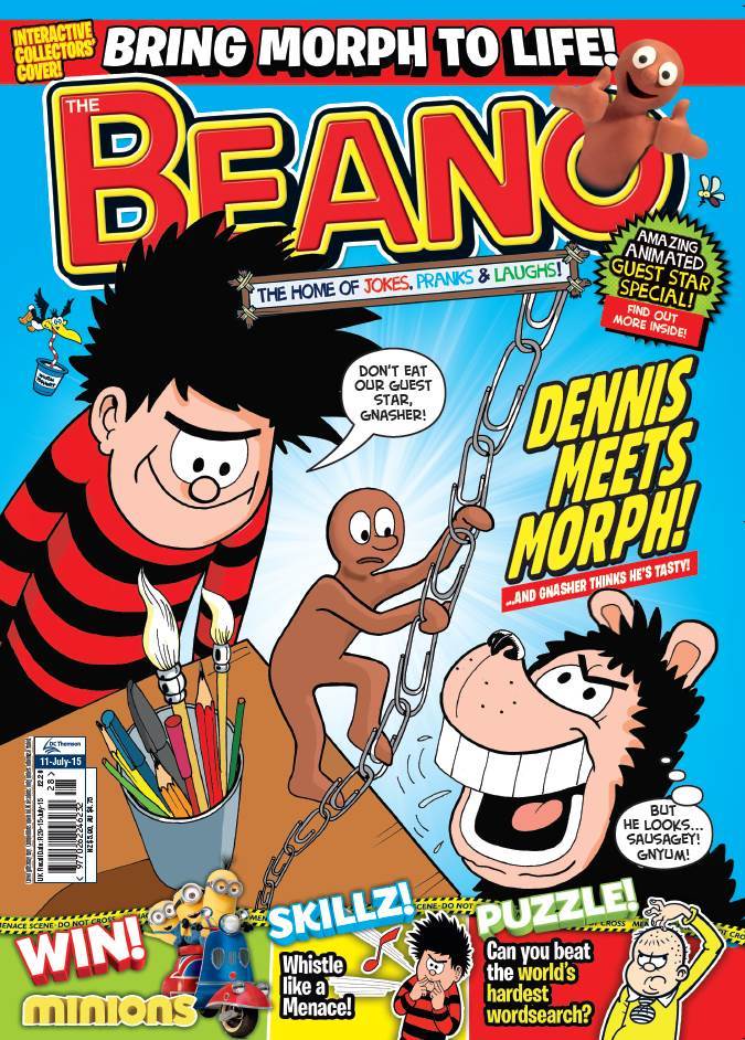 Double Trouble as DC Thomson teams up with Aardman to bring Morph to The Beano