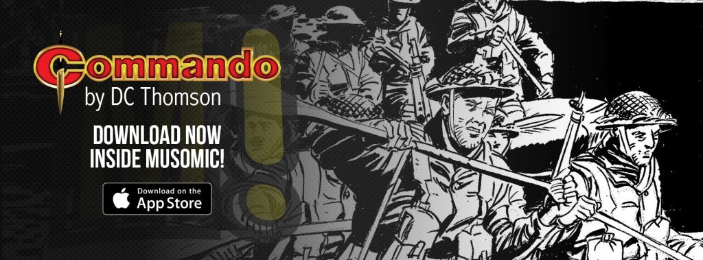 Create your own Commando comics as DC Thomson joins Musomic, the interactive comic Building App!