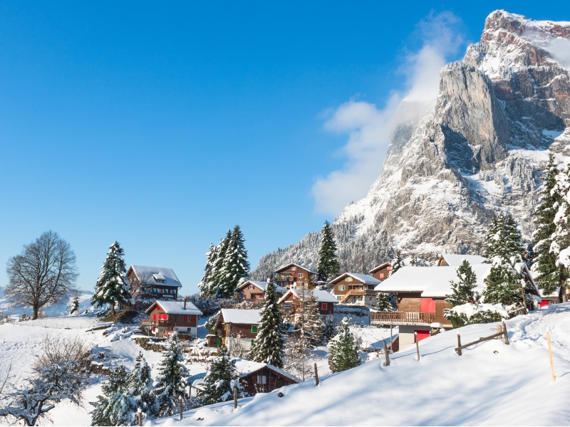 Apline Switzerland Winter
