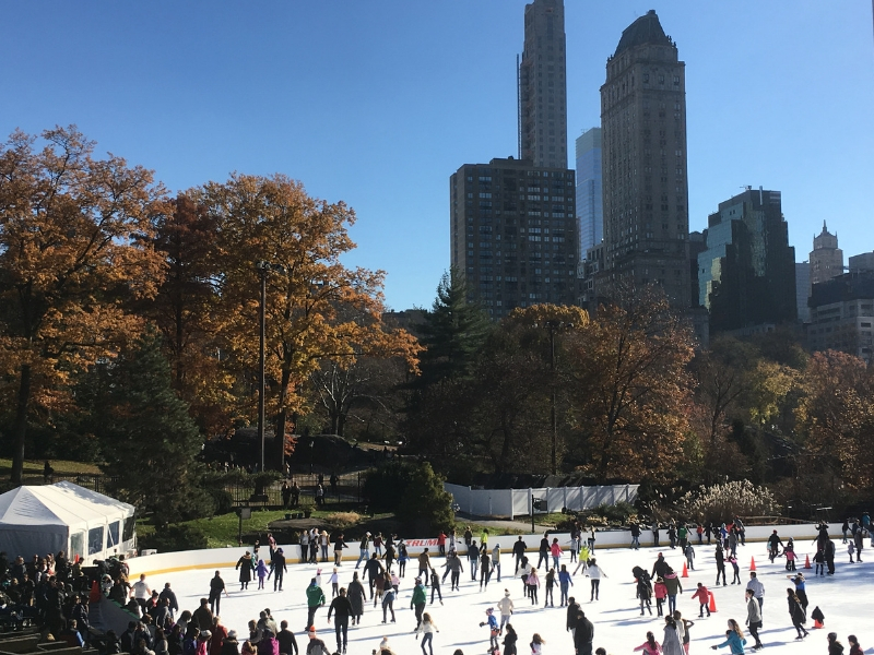 New York Christmas - Central Park Wollman Rink