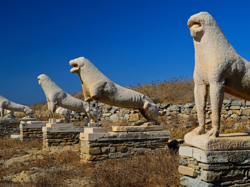 Iconic Statues - Lions of Delos