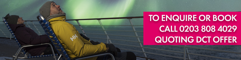 Norway's Northern Lights Classic Round Voyage - Call to book banner