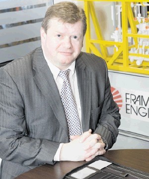 Tony Laing, general manager of Framo Engineering UK