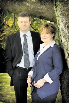 Leading the Tracker team, Derek Austin and Hazel Ewan