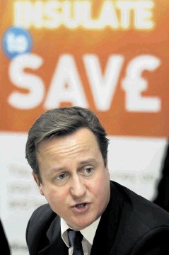 Prime Minister David Cameron addresses energy heads