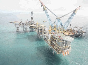 Nexen’s Buzzard platform in the central North Sea