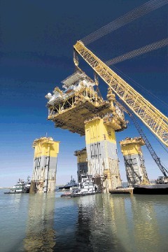 SHARED FACILITIES: Anadark's Independence oil production hub in the US Gulf of Mexico