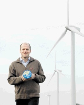 TURNING POINT: Mac Mackie says his company’s investment in wind power generation has been hugely successful