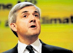 Secretary of State for Energy and Climate Change Chris Huhne