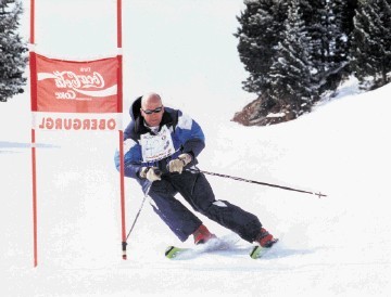 HAPPY ON THE SLOPES: Before he became a commercial diver the Subsea UK chief executive worked as a ski instructor