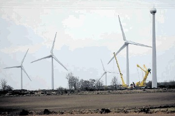 SHAPE OF THINGS TO COME?: A new windfarm in Boyndie, near Banff