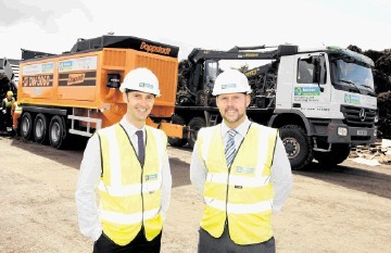 GROWING BUSINESS:  Grant, right, and Gregor  Keenan are planning to establish plants in Inverness and Dundee