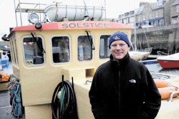 BUSINESS BOOMING: Bill Ruck . . . said  rising demand meant he  had to add a second vessel to his fleet