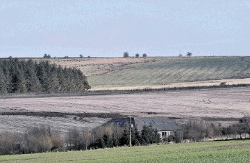 WHERE THE WIND BLOWS: The Hill of Braco where there are  plans to site 12 wind turbines which would power thousands of homes