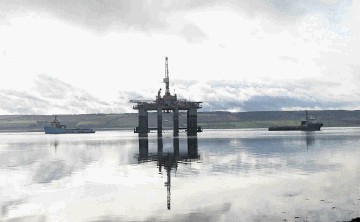 The Ocean Guardian in Cromarty Firth Port