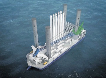 MIGHTY MACHINE: Danish company A2Sea has ordered a further windfarm construction ship