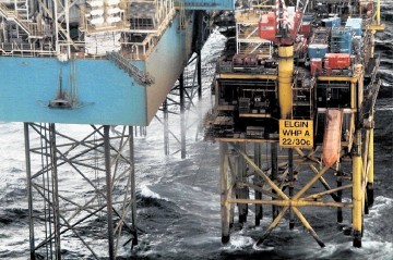 Gas leaks from Total’s Elgin platform in the North Sea