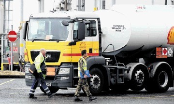 FUELLED UP: Feelings are running high among tanker drivers as the Unite union and employers embark on a new round of talks