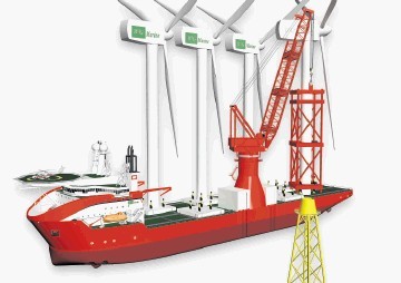 Aberdeen company W3G Marine has designed an offshore windfarm construction vessel that draws heavily on oil and gas construction practice