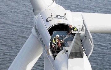 UK MANUFACTURING CAPABILITY: There is no such thing as a British designed and built large wind turbine. However, Siemens of Germany expects to start manufacturing on Humberside in 2014 for the UK market