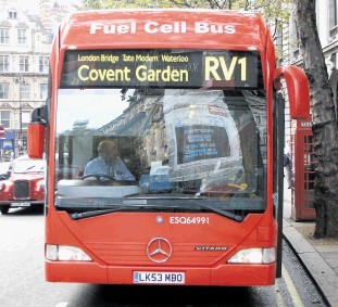 MAJOR TRANSPORT OPPORTUNITY: Buses, similar to this Mercedez-Benz Citaro single-deck fuel cell bus, could be running in Aberdeen by next year