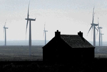 ENERGY LANDSCAPE: Windfarms and turbines all around  –  is that Scotland’s future? Prof Jane Bower points to problems in store