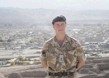 WELL TRAVELLED: Matthew Wardner’s Army career took him to places including Iraq and Afghanistan