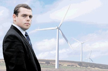 ENOUGH’S ENOUGH: Douglas Ross wants a halt to windfarm bid until the results of a public consultation. Gordon Lennox