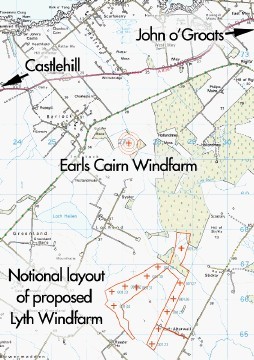 CONCERN: Stuart Young’s view of the  Lyth and Earl’s Cairn  Windfarm  proposal