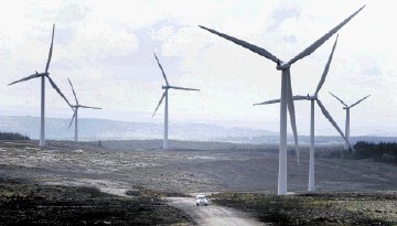 An onshore wind farm