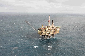 Shell's Gannet Alpha platform