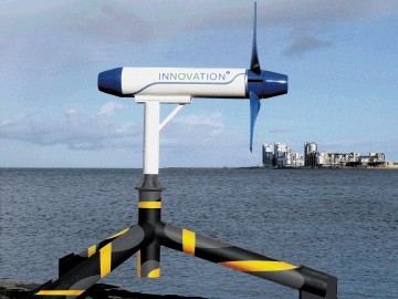 IMPRESSION: What the tidal energy station in Shetland might look like