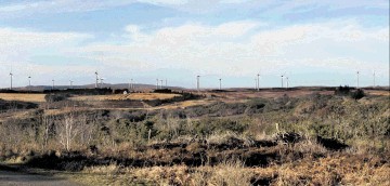 UNLOCKING POTENTIAL: A developers’ impression of the £200million, 36-turbine windfarm planned for a site outside Stornoway
