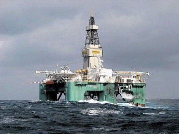 The Eirik Raude drilling rig