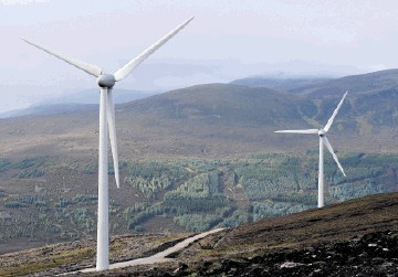 ENERGY: The Novar 2 windfarm, where over 80% of the civil works contract spending went to north firms