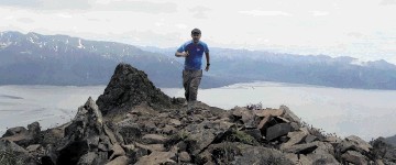 Jonathan Bellarby running in Alaska