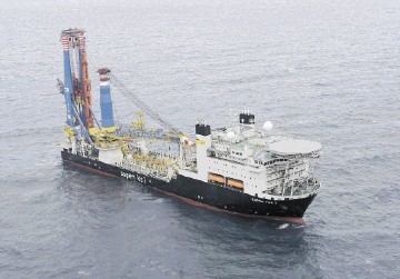 The Saipem FDS2 construction ship