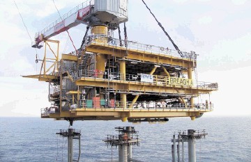 Cost overruns: Sterling Resources has a stake in the southern North Sea Breagh development