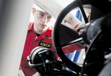 ADDING EXPERTISE: Daniel Auton, a remotely operated vehicle supervisor with ROVOP