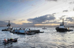 Devices being tested at Emec, in Orkney