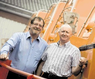 NEW GROWTH ROLE: Derek Sinclair, left, and Angus Campbell