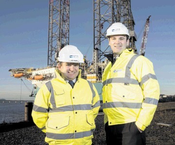 DEAL: Rigmar Fabrication’s Gary Mitchelson and Rigmar Services Ltd’s Rob Dalziel
