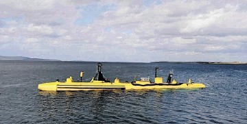 PROTOTYPE: The firm’s SR250 floating tidal-stream turbine  underwent trials at the Emec test site