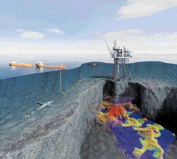 MAJOR DEVELOPMENT: Artist’s impression from Statoil of the Mariner project  south-east of Shetland