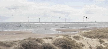 GREEN SCHEME: A photo montage issued by Vattenfall of a proposed offshore windfarm near Aberdeen