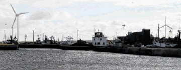 Fraserburgh harbour Wind Turbine Exhibition