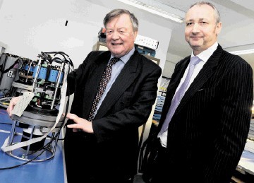 TRADE SUPPORT: Mark Patterson, right,  with UK trade envoy Ken Clarke MP prior to a Brazil mission earlier this year